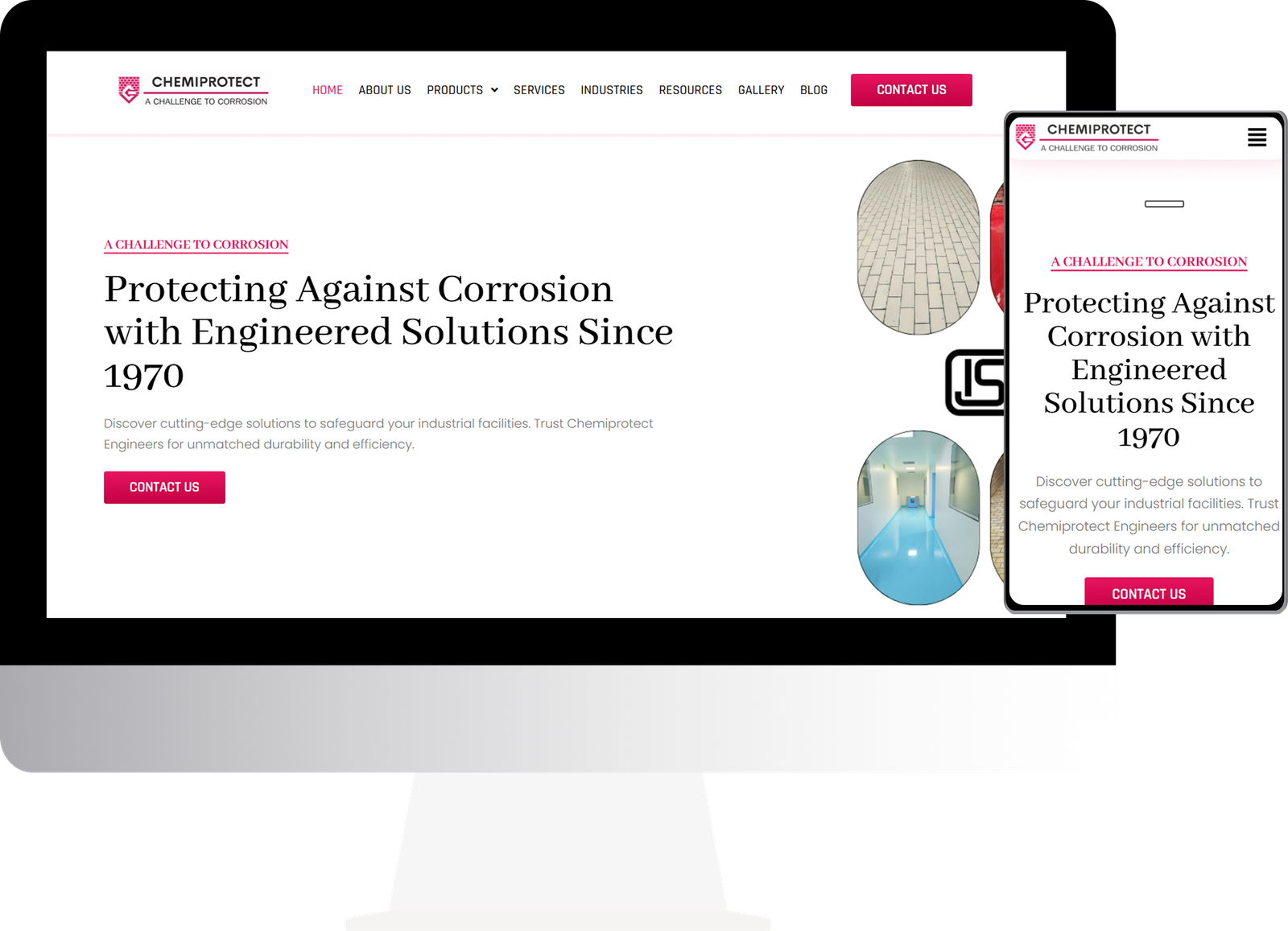 Chemiprotect Engineers project by Tripearlsoft